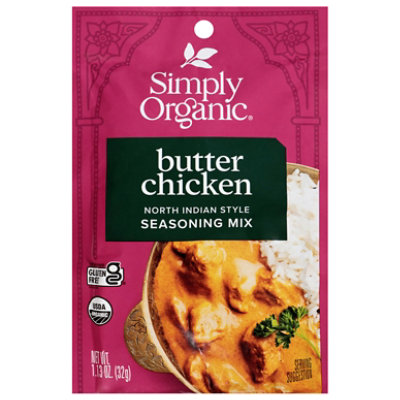 Simply Organic Mix Butter Chicken 1.13oz - 1.13 oz - Image 1