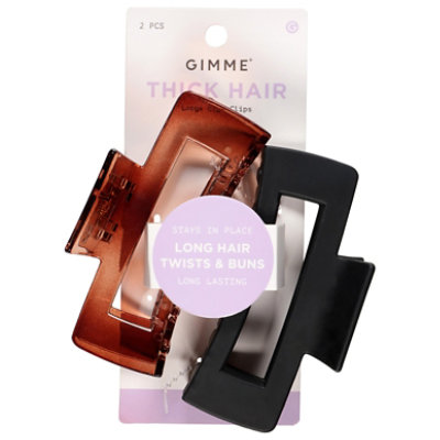 Gme Claw Clip Rect Blk/trt 2ct - 2 ct - Image 2