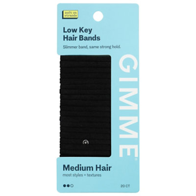 Gme Hair Band Lo Prf Blk 20ct - 20 ct - Image 1