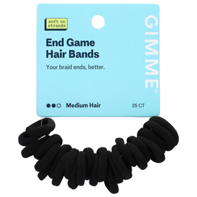 Gme Hair Band Md Braid Blk25ct - 25 ct - Image 2
