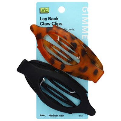 Gme Claw Clip Oval Blk/trt 2ct - 2 ct - Image 2