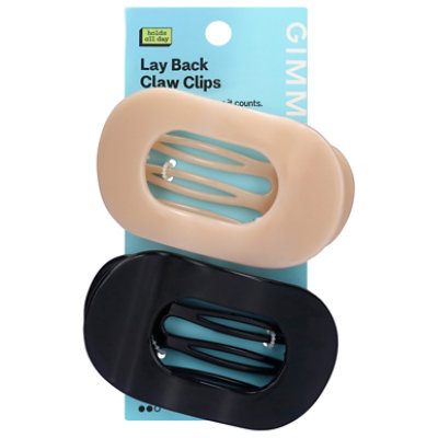 Gme Claw Clip Md Flt Bl/cr 2ct - 2 ct - Image 2