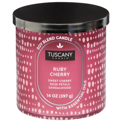 Tuscany Ruby Cherry Candle - 14 oz - Image 2