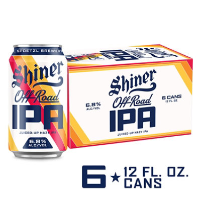 Shiner Off Road Ipa In Cans - 6-12 FZ - Image 1