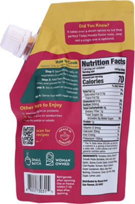 Masala Gossip Tikka Masala Simmer Sauce 10oz - 10 oz - Image 5