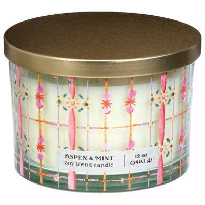 Foundry 3 Wick Aspen & Mint - 12 oz - Image 1