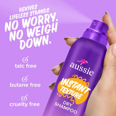 Aussie Instant Shampoo Texturize Cosmetic - 4.9 oz - Image 3