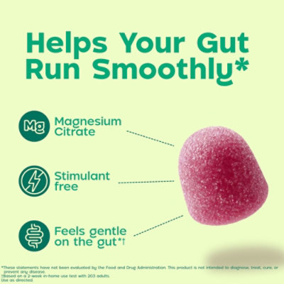 Dulcolax Daily Gut Support Gummies Berry 60 Count Bottle - 60 ct - Image 2