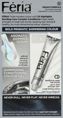 L'oreal Feria Shimmering Hair Color Jet Black 10 - EA - Image 4