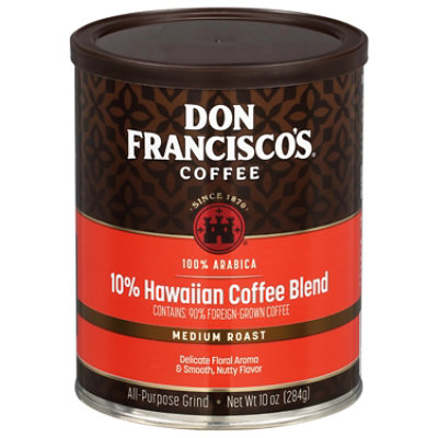 Df Hawaiian Blend Grnd Can 10 Oz - 10 OZ - Image 2