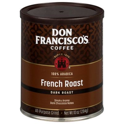Df French Roast Ground 10oz - 10 OZ - Image 1