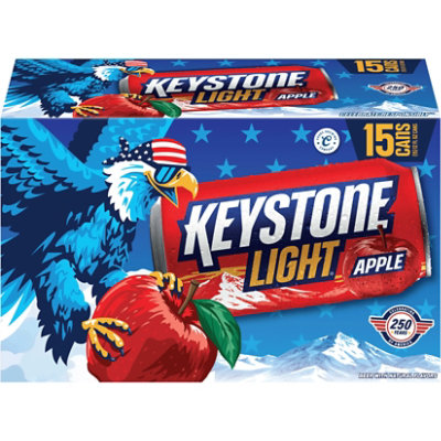 Keystone Light Apple Beer In Cans - 15-12FZ - Image 2