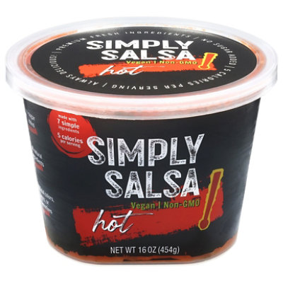 Simply Salsa 16 Ounce All Natural Hot Refrigerated Salsa - 16 OZ - Image 2
