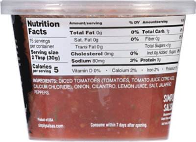 Simply Salsa Refrigerated Salsa - 16 OZ - Image 5