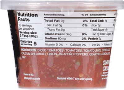 Simply Salsa Medium Refrigerated Salsa - 16 OZ - Image 5