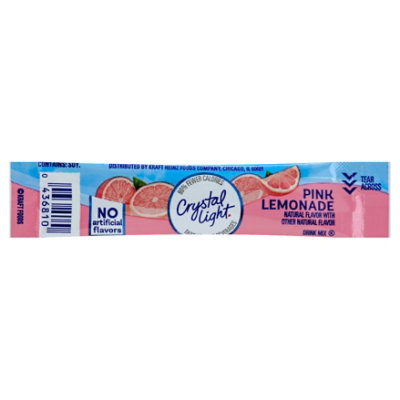 Crystal Light Pink Lemonade Powdered Drink Mix .13 Oz Packet - .13 OZ - Image 1