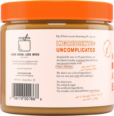 Nature Nates Butter Almondr - 15 OZ - Image 5