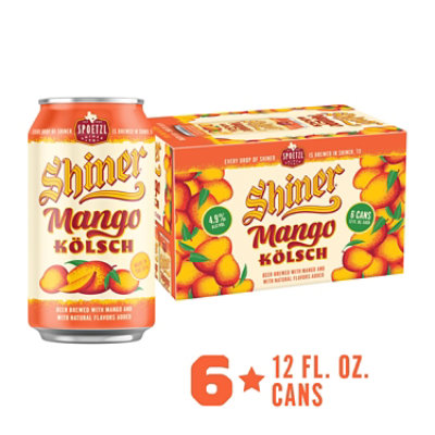 Shiner Mango Kolsch In Cans - 6-12 FZ - Image 1