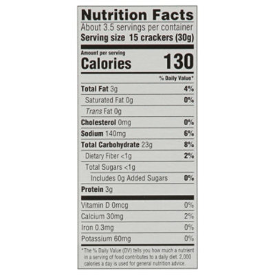 Signature Select Rice & Almond Crackers Four Cheese 3.5 Oz - 3.5 OZ - Image 3