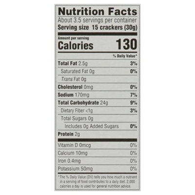 Signature Select Rice & Almond Crackers Sea Salt 3.5 Oz - 3.5 OZ - Image 3