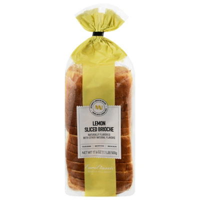 Lemon Sliced Brioche Bread Loaf - 17.6 OZ - Image 2