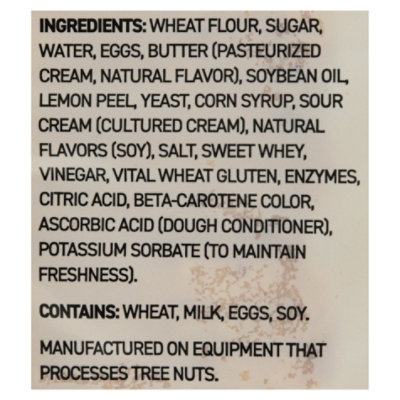 Lemon Sliced Brioche Bread Loaf - 17.6 OZ - Image 4