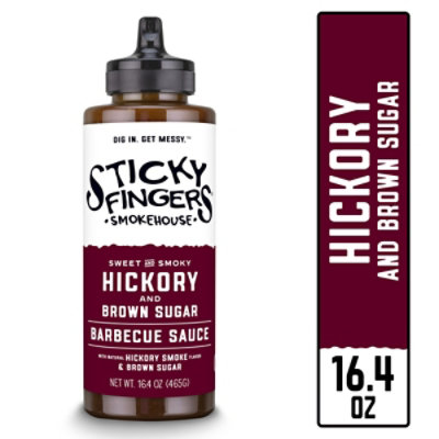 Sticky Fingers Smokehouse Hickory And Brown Sugar Barbecue Sauce 16.4 Oz - 16.4 OZ - Image 1
