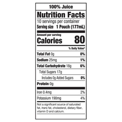 Capri Sun 100% Juice Peach Mango Punch - 10-6 FZ - Image 3