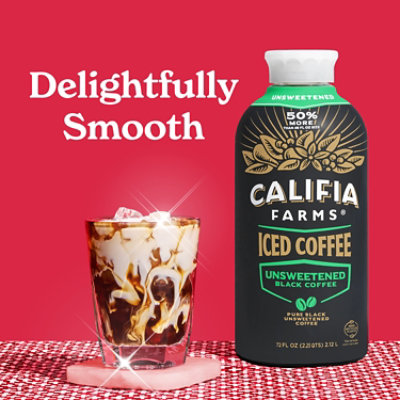 Califia Farms Iced Coffee Unsweetened - 72 FZ - Image 2