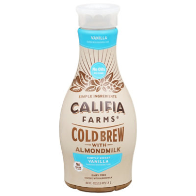Califia Farms Vanilla Cold Brew Coffee With Almond Milk 48 Fl Oz - 48 FZ - Image 2