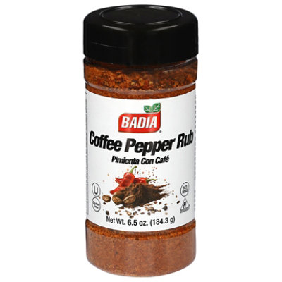 Badia Seasoning Rub Coffee Pepper - 6.5 OZ - Image 1