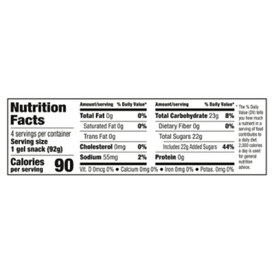 Snack Pack Dr Pepper Flavored Juicy Gel Cups, 3.25 Oz., 4-count - 13 oz - Image 3