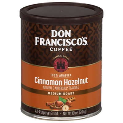 Df Cinnamon Hazelnut Grnd Can 10 Oz - 10 OZ - Image 1