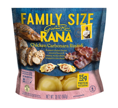 Giovana Rana Family Size Chicken Carbonara Ravioli - 19.0 OZ - Image 1