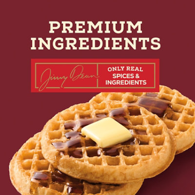 Jimmy Dean Protein Buttermilk Waffles Fully Cooked Frozen Breakfast 8 Count - 11.28 Oz - 11.28 OZ - Image 3