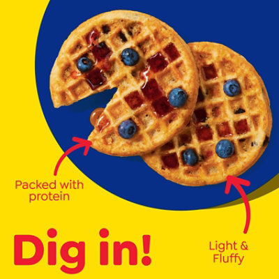 Kellogg Eggo Protein Waffles Blueberry 10 Ct - 12.35 OZ - Image 5