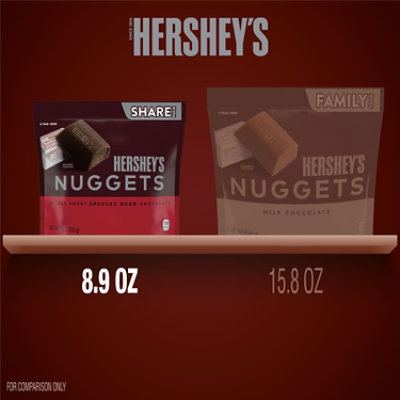 Hersheys Nuggets Special Dark Mildly Sweet Chocolate Candy Share Pack - 8.9 Oz - Image 5