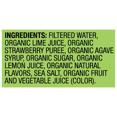 Santa Cruz Organic Strawberry Margarita Cocktail 33.8oz - 33.8 FZ - Image 4