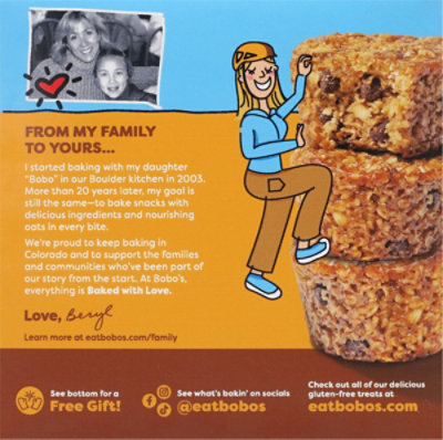 Bobos Oat Bars Bites Peanut Butter Chocolate Chip - 7.8 OZ - Image 5