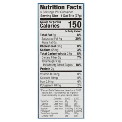 Bobos Oat Bars Bites Oat Chocolate Chip - 7.8 OZ - Image 3