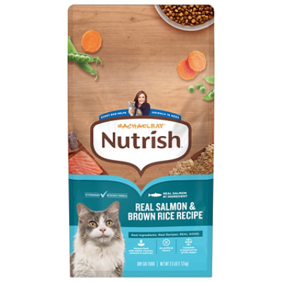 Rachael Ray Nutrish Dry Cat Salmon & Brown Rice - 2.5 LB - Image 1