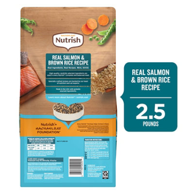 Rachael Ray Nutrish Dry Cat Salmon & Brown Rice - 2.5 LB - Image 2