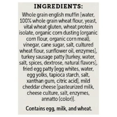 Kodiak Sandwich Breakfast Sausage Turkey Cheddar - 10.44 oz - Image 4
