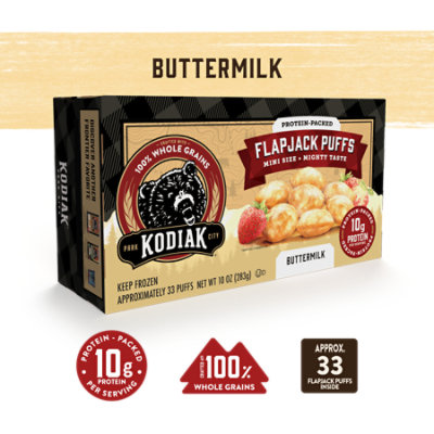 Kodiak Buttermilk  Flapjack Puffs, 3 Puffs, 10 Oz - 10 oz - Image 2