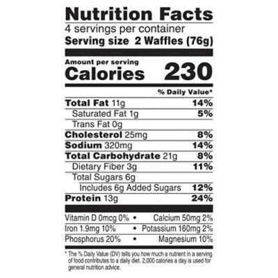 Kelloggs Eggo Off The Grid Brown Sugar Cinnamon Waffles 10.7 Oz - 10.7 oz - Image 4