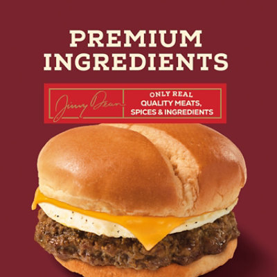 Jimmy Dean Protein Breakfast Burger Brioche Fully Cooked Frozen Sandwiches - 2 Count 12.3 Oz - 12.3 oz - Image 3