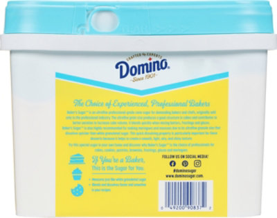 Domino Pure Cane Ultrafine Granulated Baker's Sugar 3.5 Lb. Tub - 3.5 lb - Image 5