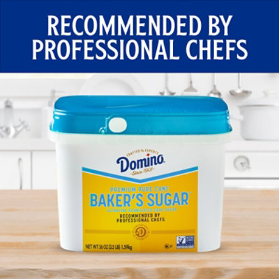 Domino Pure Cane Ultrafine Granulated Baker's Sugar 3.5 Lb. Tub - 3.5 lb - Image 2