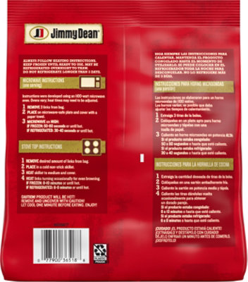 Jimmy Dean Heat N Serve Breakfast Turkey Sausage Links 36 Count - 23.4 oz - Image 6