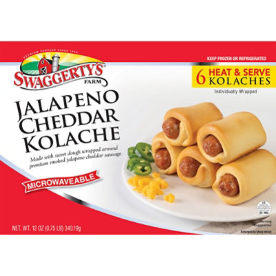 Swaggerty's Farm Jalapeno Cheddar Kolache, 12 Ounce 6 Count - 12 oz - Image 1